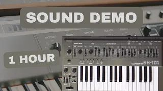 Roland SH-101 ► Sound Demo [1 HOUR]