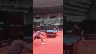 Crazy point against Patrick Franziska 🤪🏓