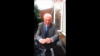 Football legend Stan Bowles says thank you.