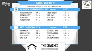 Emmbrook and Bearwood CC 2nd XI v Little Marlow CC 1st XI