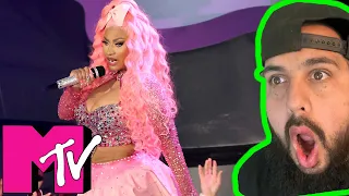 Nicki Minaj Performs Super Freaky Girl At 2022 VMAs | REACTION