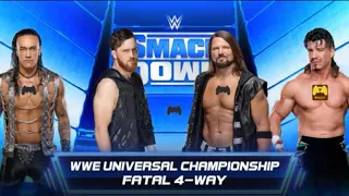 Eddie Guerrero (c) Vs AJ Styles Vs Kyle O’Reilly Vs Damian Priest for the Universal Title !