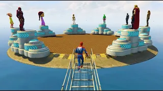 GTA 5 Epic Ragdolls | Spider-Man Jumps/Fails ep.9 (Funny Moments)