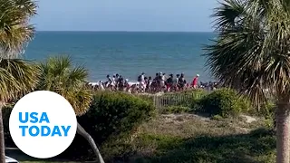 Investigation underway after teens injured in shooting on SC beach | USA TODAY