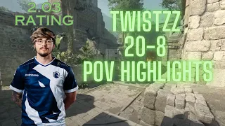 ⫷CS2 POV HIGHLIGHTS⫸ Twistzz | Esports World Cup Qual.2024 N.America | Liquid vs G3 | Map 1 Ancient