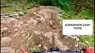 Pre Riding Somewhere Over There For The Squamish Enduro