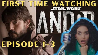 Star Wars Andor 1x1 1x2 & 1x3 REACTION First Time Watching