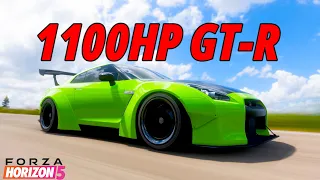 Forza Horizon 5 - 1100HP Nissan GT-R Customization (Liberty Walk Widebody)