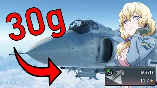 Giving Sweden's JA37D 30g Missiles | War Thunder Meme