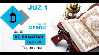 JUZ 1 - Surat Al Baqarah ayat 71-80 dan Terjemahan per ayat (MERDU)