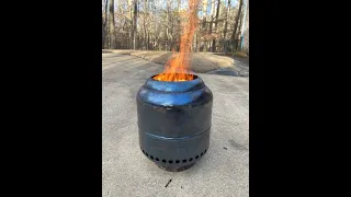 Homemade Smokeless Fire Pit | Recycled Propane and Helium Tank