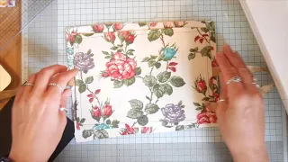 Tutorial: Fabric Journal Cover