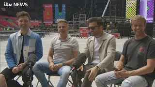 Westlife interview on itv London tonight 05.08.22