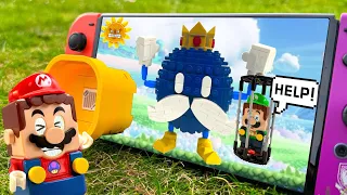 Lego Mario enters King Bob-omb's Castle in the Nintendo Switch to save Luigi. Can he survive?