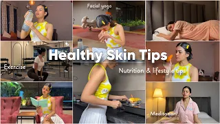 HEALTHY SKIN TIPS: Nutrition & Lifestyle Tips for Clear Skin | Mishti Pandey