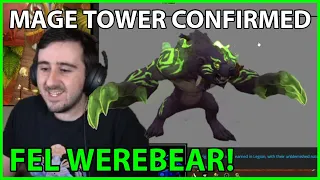 Mage Tower Confirmed! New Druid Fel Werebear!