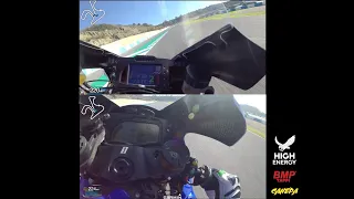 Differences between Superbike&Endurance? Slit screen onboard in Jerez