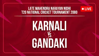 Mahendra Narayan Nidhi T20 National Cricket Tournament-2080 | KARNALI PROVINCE VS GANDAKI PROVINCE