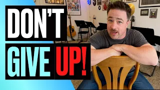If you're struggling with your guitar playing right now, watch this pep talk