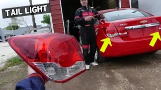 CHEVROLET CRUZE REAR TAIL LIGHT REMOVAL REPLACEMENT. OUTER TAIL LIGHT CHEVY CRUZE