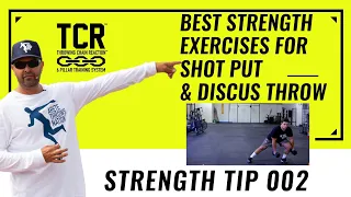 Best Strength Exercises For Shot Put & Discus Throw - Strength Tip 002