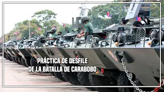 🔴Práctica de desfile de la Batalla de Carabobo y Día del Ejército Bolivariano  🔴