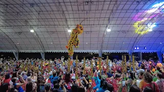 [4K] Acrobatic lion dance by World Champion Yiwei at Bukit Panjang CNY Celebrations on 21 Jan 24