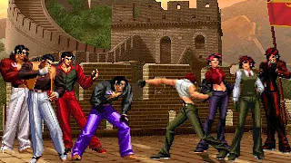 [KOF Mugen] Memorial | Robert vs Vanessa [ 4vs4 ]