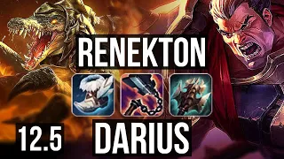 RENEKTON vs DARIUS (TOP) | 7/1/4, 800+ games | NA Master | 12.5