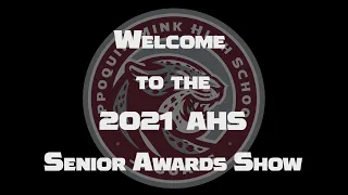 2021 AHS Senior Awards Virtual Ceremony