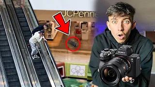 Destroying my Cameraman's Camera, Then Surprising Him With a NEW ONE!