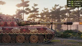 4500 DMG with Jagdpanzer E 100 in 3 shots (2 ammo racks)