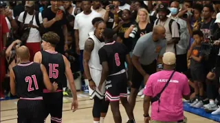 DeMar DeRozan was ready to fight a trash talker in Drew league with Lebron