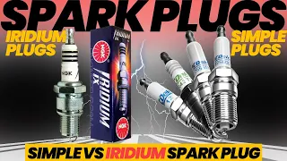 NGK Iridium Plug vs Simple Spark Plug Difference - CD 70 - YBR 125 - Honda 125 | | EP #1