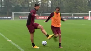 Ibrahimovic & AC Milan Train Ahead Of Local Derby With Inter Milan