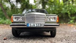 Unboxing and Review || Mercedes Benz 200 (W123) || Norev Dealer Edition || 1:18 The Scale Model Club