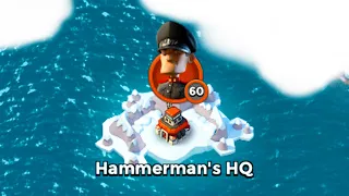 HAMMERMAN HQ 60 TAKEDOWN IN BOOM BEACH!