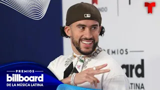 La tierna reacción de Bad Bunny al ser halagado en la alfombra azul | Premios Billboard 2023