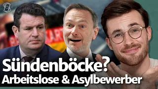 Arbeitslose und Asylbewerber Schuld an der Krise? | Reaktion Maischberger (Bürgergeld, Bezahlkarte)