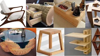 Wooden furniture ideas /Woodworking project ideas /wood décor and wood art ideas for interior design