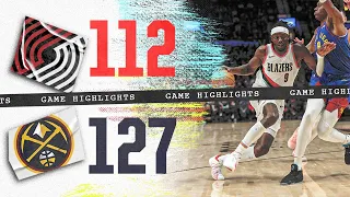 Portland Trail Blazers 112, Denver Nuggets 127 | Game Highlights | Feb 23, 2024