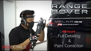 Range Rover " Velar " Santorini Black Full Detailing & paint Correction