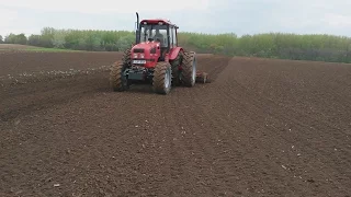 Belarus MTZ 1221.3 & MW K-3,8-FH kombinátorozás 2017 04 13 12 26 09