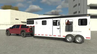 Safetack Reverse Horse Trailer