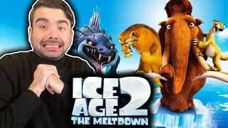 ICE AGE 2 IS BETTER THAN THE FIRST!! Ice Age 2: The Meltdown Movie Reaction FIRST TIME WATCHING!!