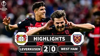 Leverkusen vs West Ham | 2-0 | Highlights | UEFA Europa League