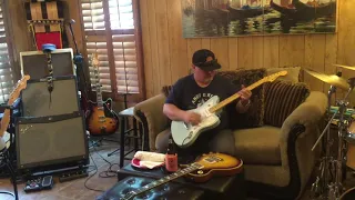 Logan Custom Jazzmaster with Fender Hot Rod Deville 212 (Jensen C12k 100 watt speakers)