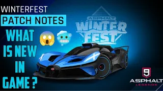 ASPHALT 9 - WinterFest Patch notes | Drive Syndicate 6 | New Car With Animated Decal | New update