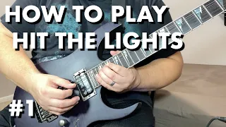 Bryan Slows Down Hit The Lights by Metallica (guitar | how to play)