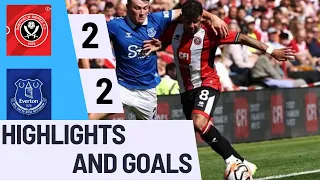 Sheffield 2 - 2 Everton // Highlights and Goals HD// Premier League